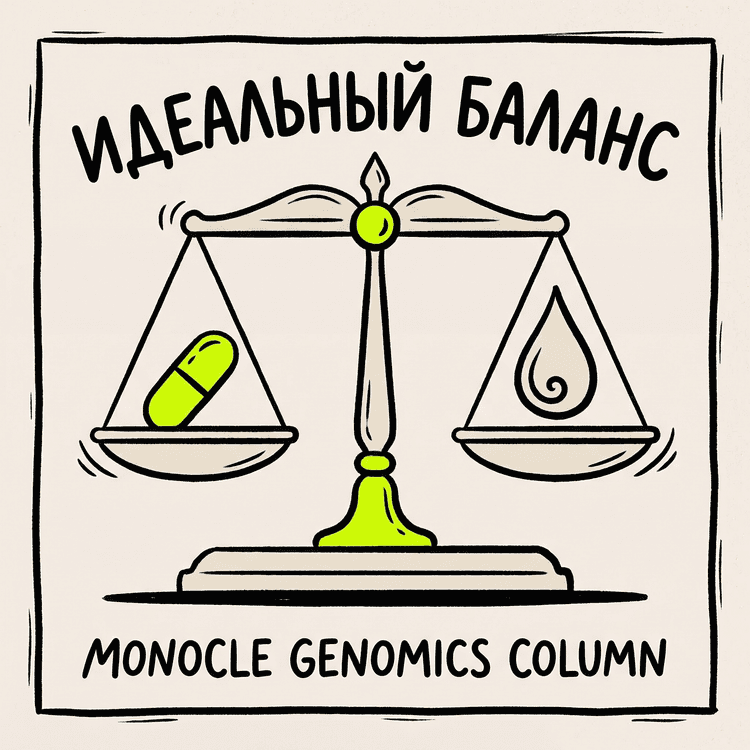 Идеальный баланс таблетки на весах