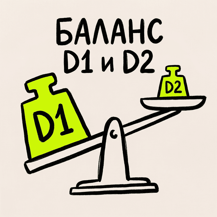 БАЛАНС D1 И D2