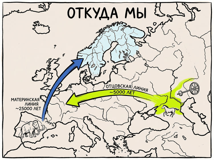 Откуда мы - генетическое происхождение