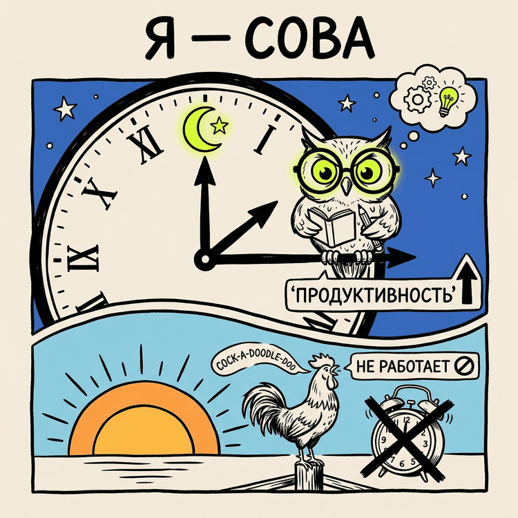 Я - сова, и это биология