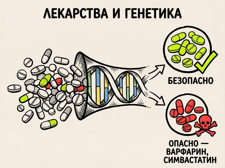 Лекарства и генетика - что безопасно, что опасно