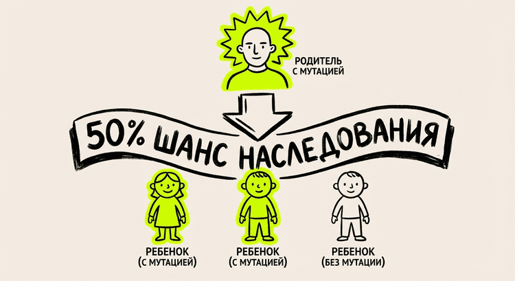 Наследование мутации