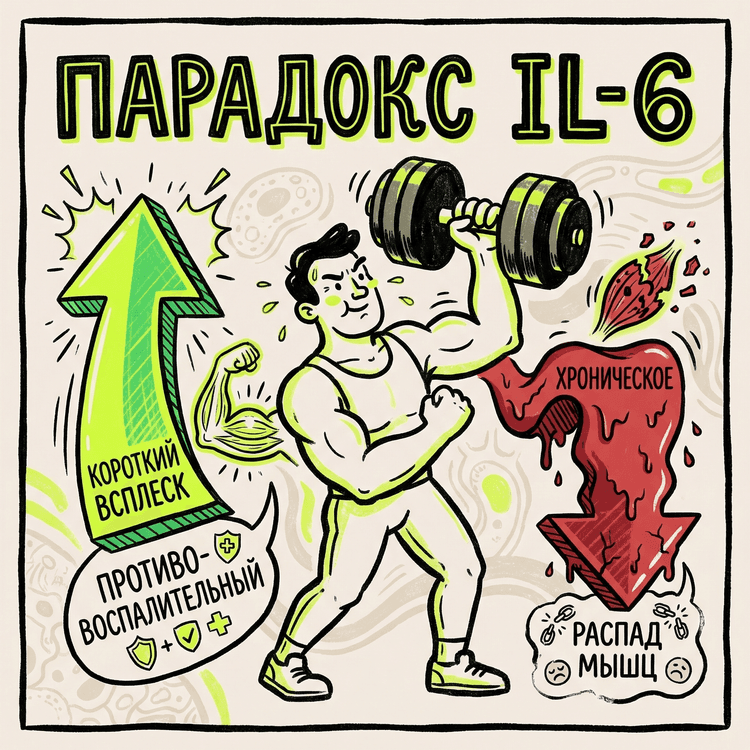 Парадокс IL-6 и тренировок