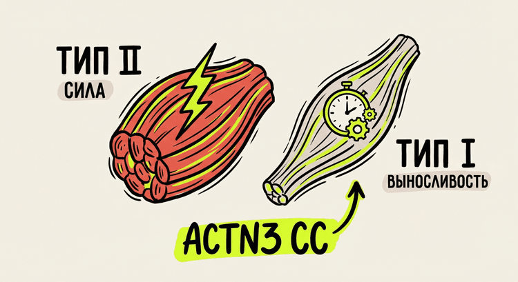 Мышечные волокна ACTN3