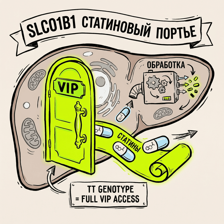 SLCO1B1 - статиновый портье